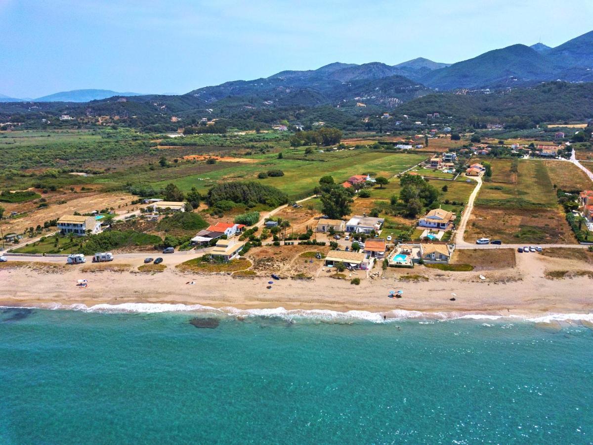 Drosia Beach House Almyros Corfu Almiros strand Buitenkant foto