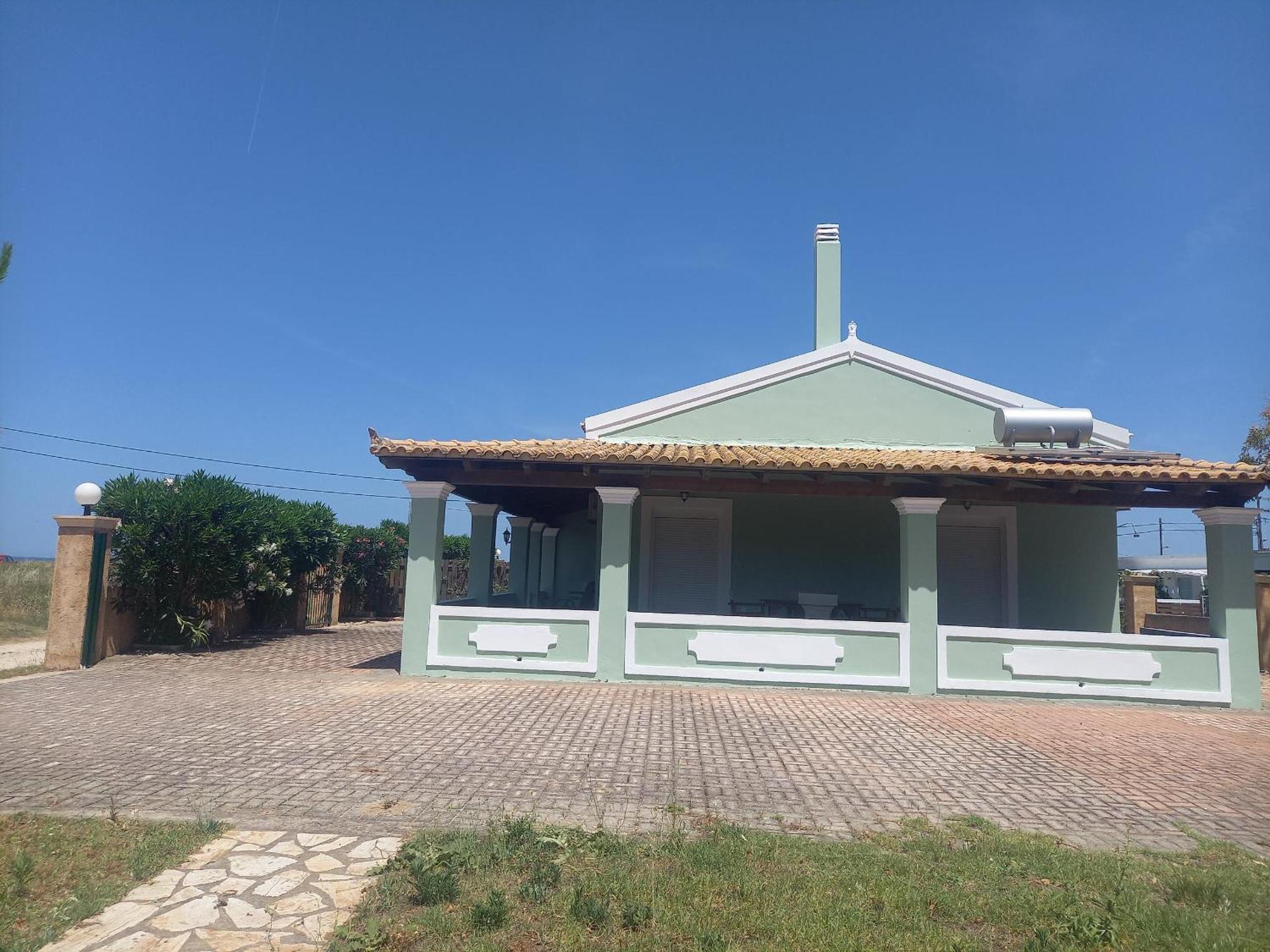 Drosia Beach House Almyros Corfu Almiros strand Buitenkant foto